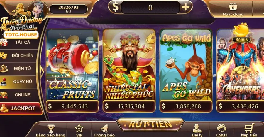 Video slot hiện đại f18678 game bài
